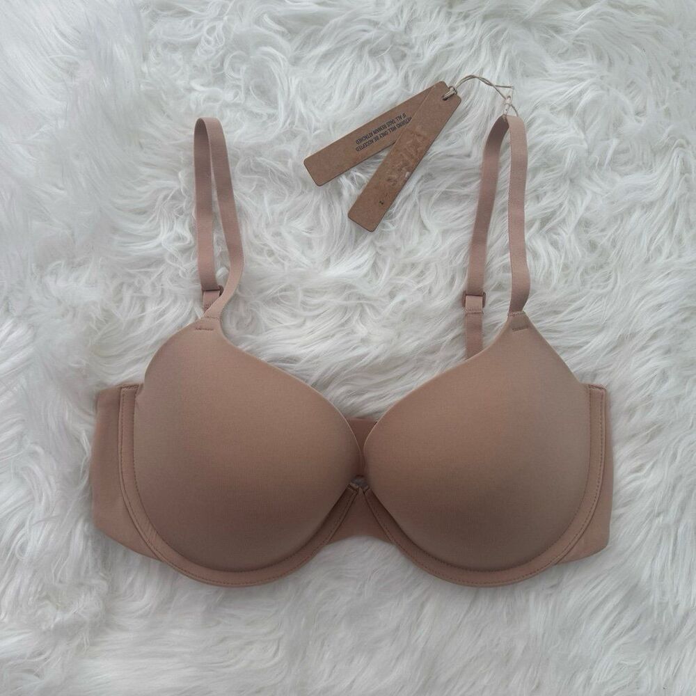 Skims Fits Everybody Pushup Demi Bra Clay Size 32D